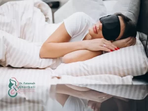 نحوه خوابیدن بعد از جراحی لابیاپلاستی